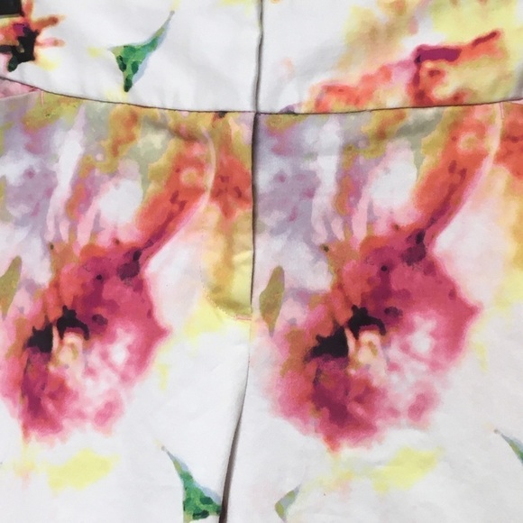 Worthington Capris Pants Watercolor Pink Modern 10 - Picture 5 of 10